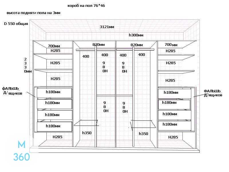 Внутреннее наполнение шкафа купе в прихожую, спальню c фото 2, 3, 4 метра – сделаем мебель сами