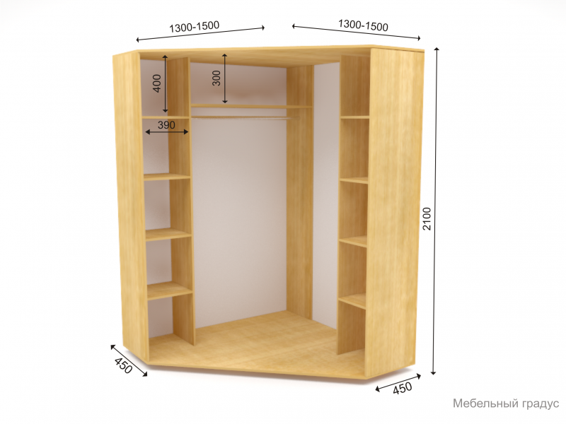 Маленький угловой шкаф, плюсы и минусы, какие модели лучше