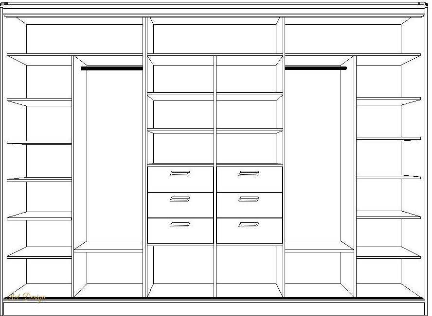 Наполнение для шкафа-купе в прихожую