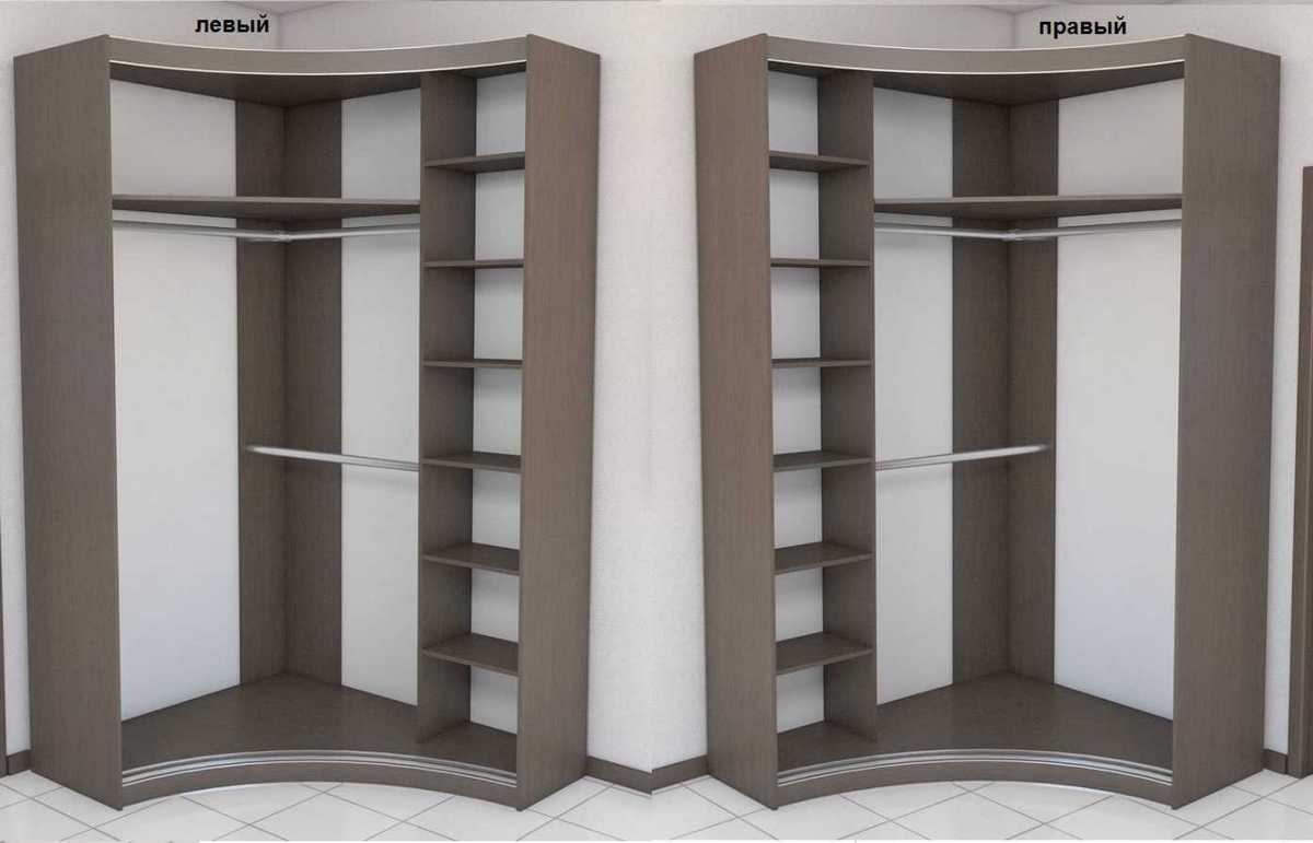 Расположение углового шкафа в спальне