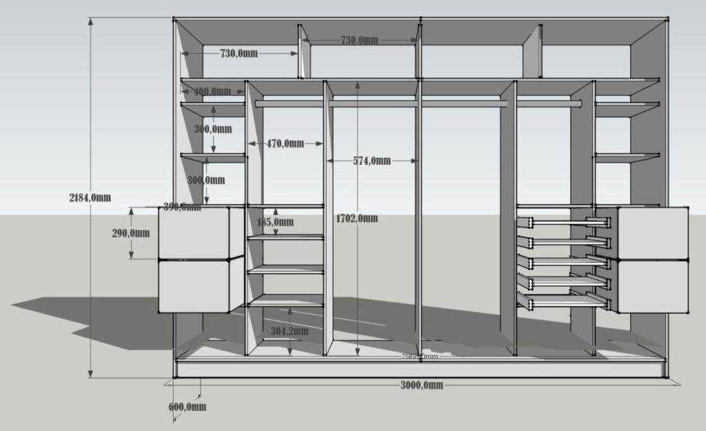 Наполнение шкафа-купе в прихожую: советы, примеры и инструкции!