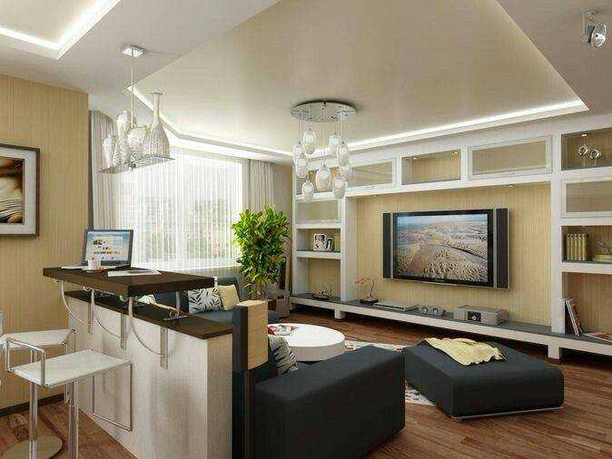 Дизайн квартиры студии 30 кв.м. фото однокомнатной планировки