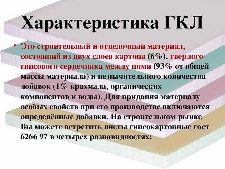 Что такое гипсокартон: свойства, применение, разновидности