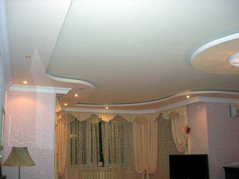 Потолки из гипсокартона (200 фото)