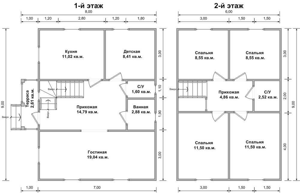 Планировка дома 9 на 9 с мансардой: проекты из бруса, газобетона, пеноблоков
