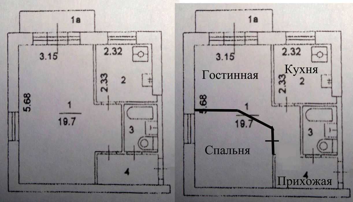 Перепланировка хрущевки: реальные фото в интерьере и схемы