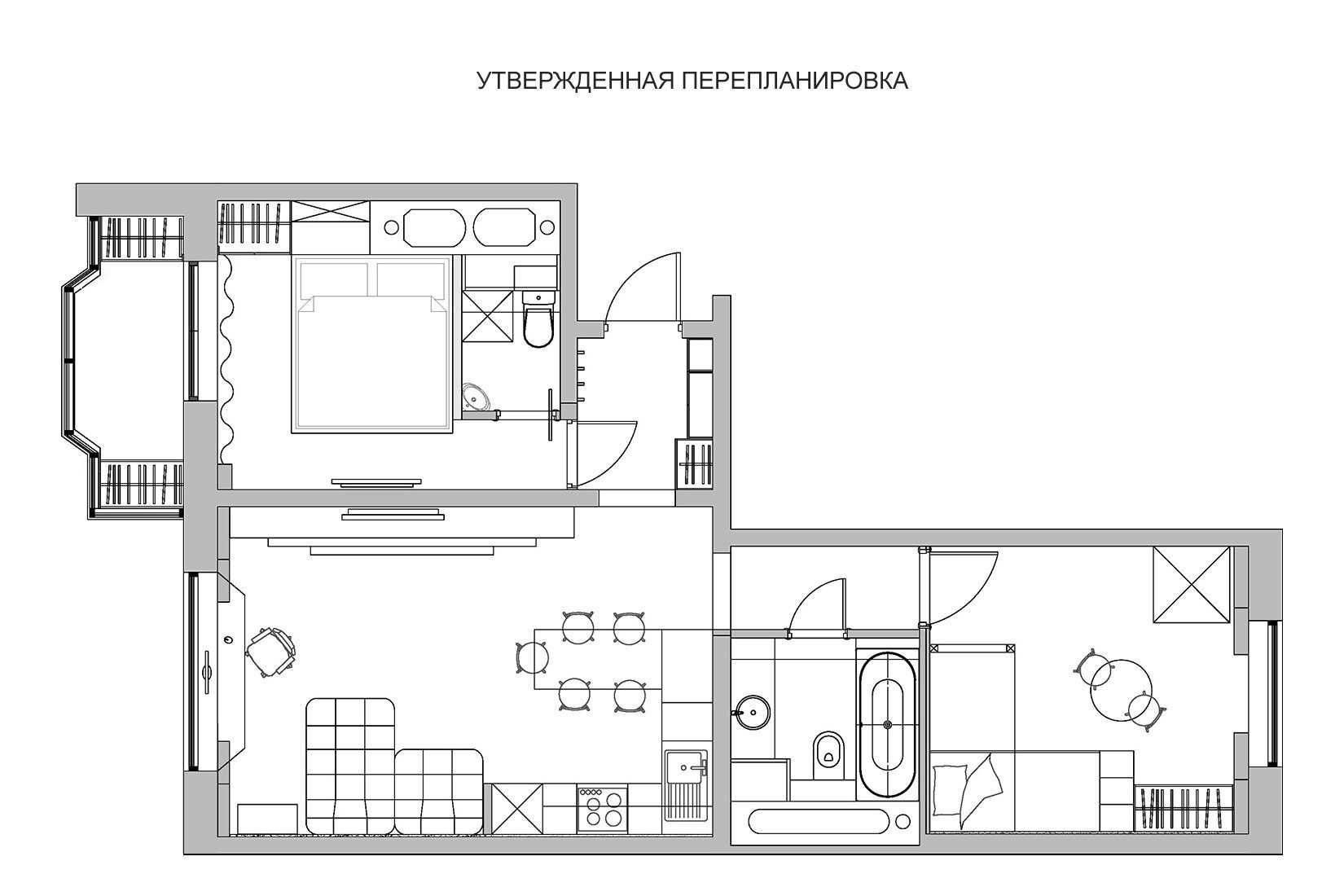 Квартира 60 кв. м.: 120 фото современных проектов и особенности их реализации