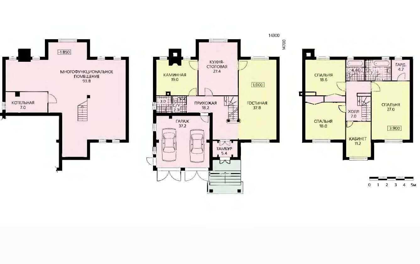 Проекты домов и коттеджей с гаражом | house expert