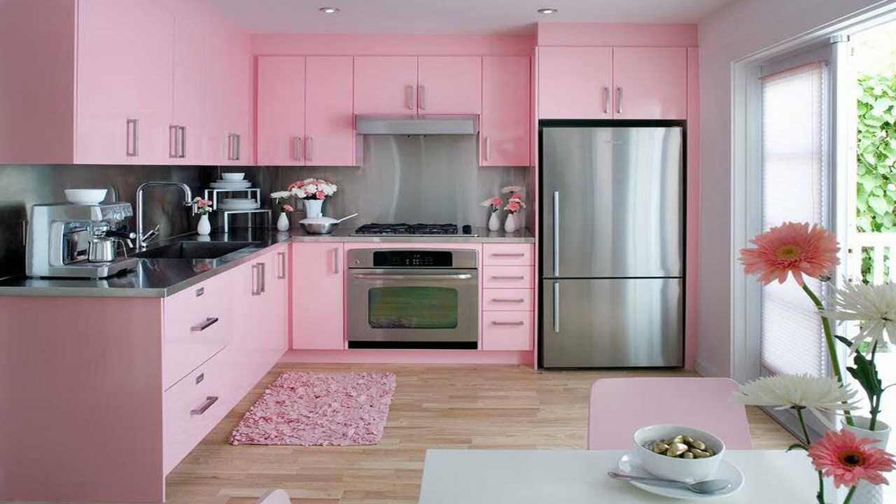 Розовая кухня: на 30 фото примеры сочетаемости цветов