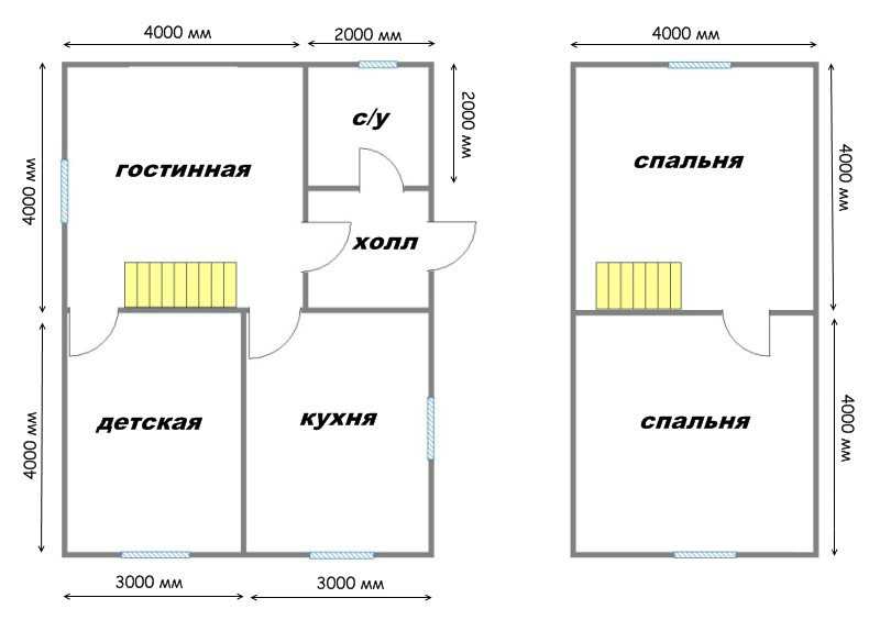 Тонкости при планировке и проектировании дома 6 на 8 с мансардой: выбор материала, примеры типовых проектов