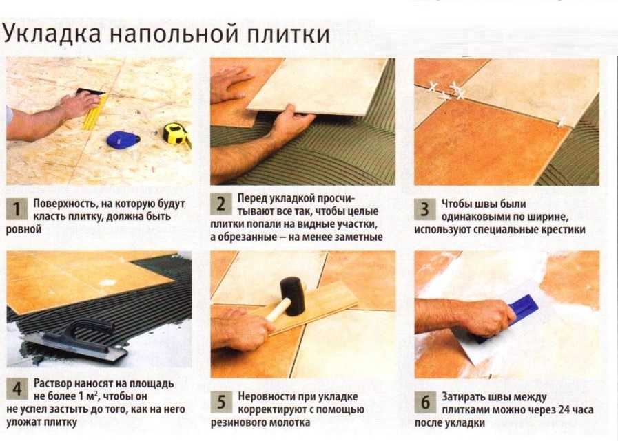 Укладка керамогранита на пол своими руками: правильный способ