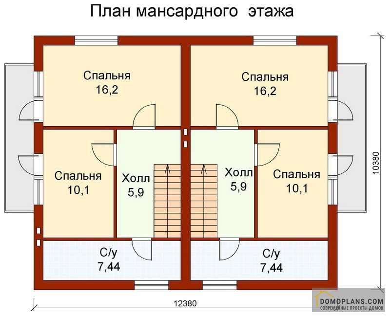 Дом с общей кухней на два поколения