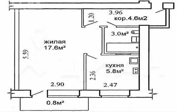 Дизайн однокомнатной хрущёвки: 75 идей перепланировки квартиры