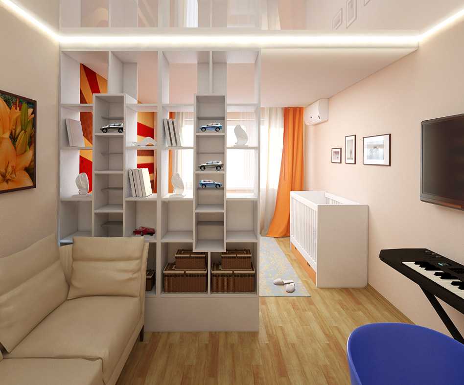 Дизайн спальни-гостиной 17 кв. м: 20 интересных фото